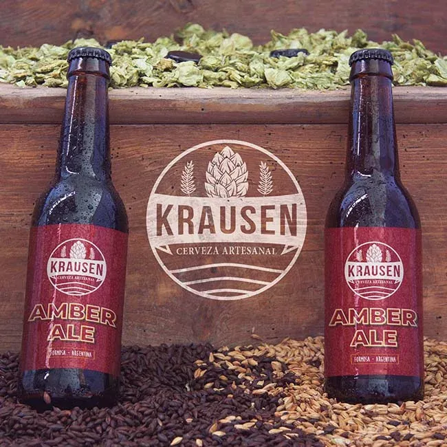 Diseño de etiquetas de cerveza con ilustración - Diseñador Gráfico Agustin Moran - Argentina